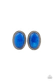 Shiny Sediment - Blue Earrings