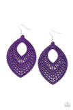 One BEACH At A Time-Purple Earring