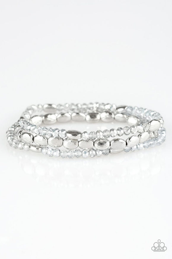Hello Beautiful - White Bracelet