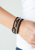 Stacked Showcase - Black Bracelet