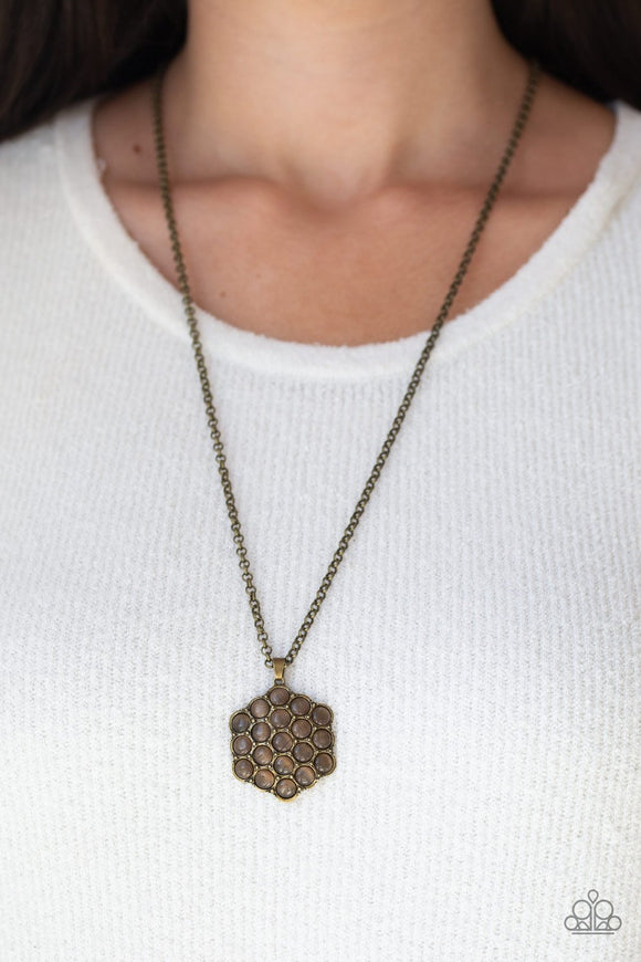 East Coast Elixir - Brown Necklace