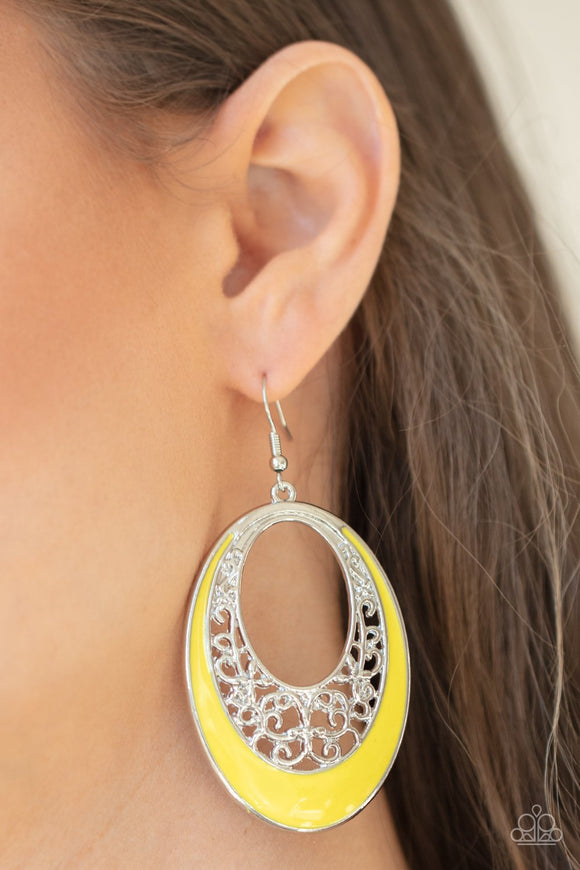 Orchard Bliss - Yellow Earrings