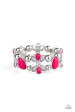 Fabulously Flourishing - Pink Bracelet