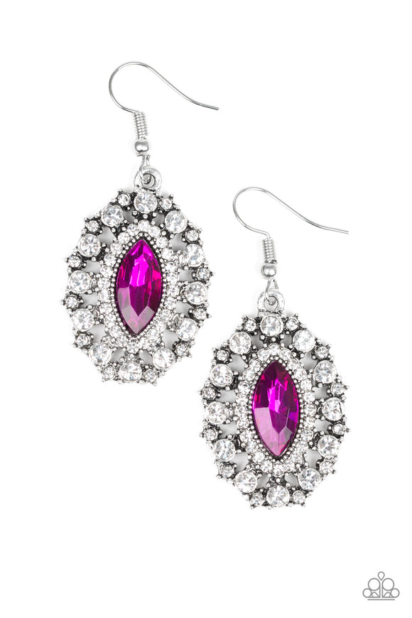 Long May She Reign - Pink Earrings