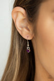 Metro Storm - Purple Necklace