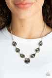 Socialite Social- Silver Necklace