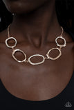 Gritty Go-Getter-Rose Gold Necklace