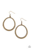 Rustic Society- Brass Earrings