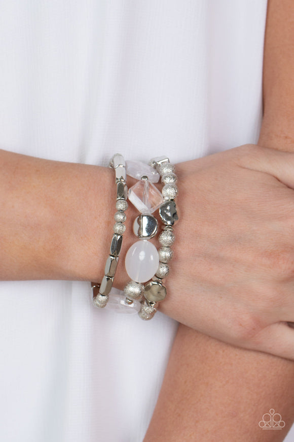 Marina Magic - White Bracelet