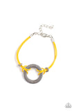 Choose Happy - Yellow Bracelet