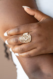 Clear-Cut Cascade - Gold Ring