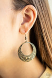 Secret Groves - Brass Earrings