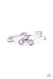 Be All You Can BEDAZZLE - Purple Bracelet
