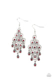 Chandelier Cameo - Red Earrings