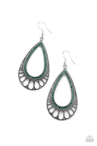 Royal Finesse - Green Earrings