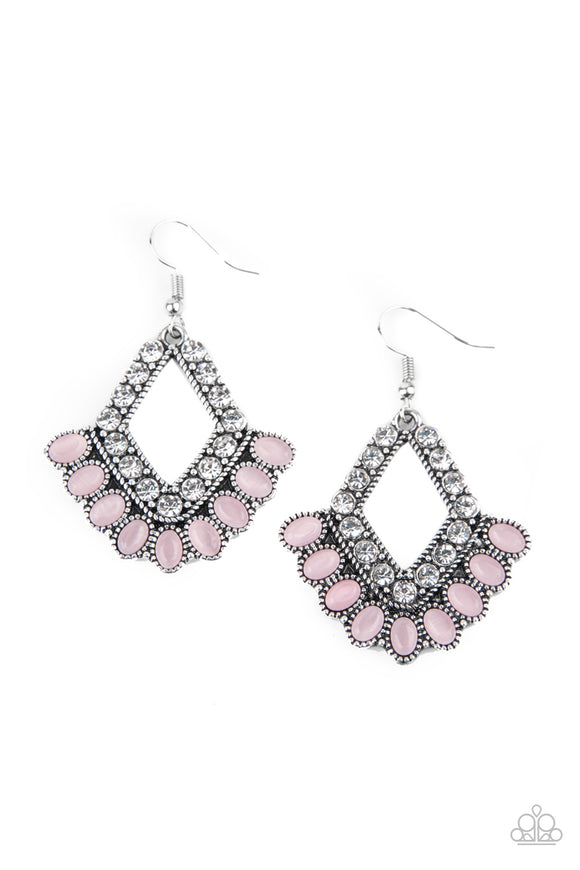 Just BEAM Happy - Pink Earrings