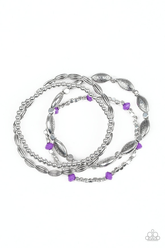 Full Of WANDER - Purple Bracelet