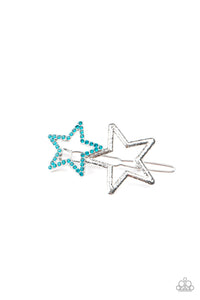 Let's Get This Party STAR-ted - Blue Hair Clip