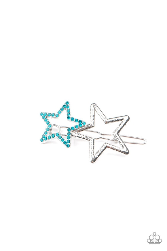Let's Get This Party STAR-ted - Blue Hair Clip