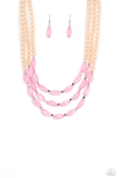 I BEAD You Know - Pink Necklace