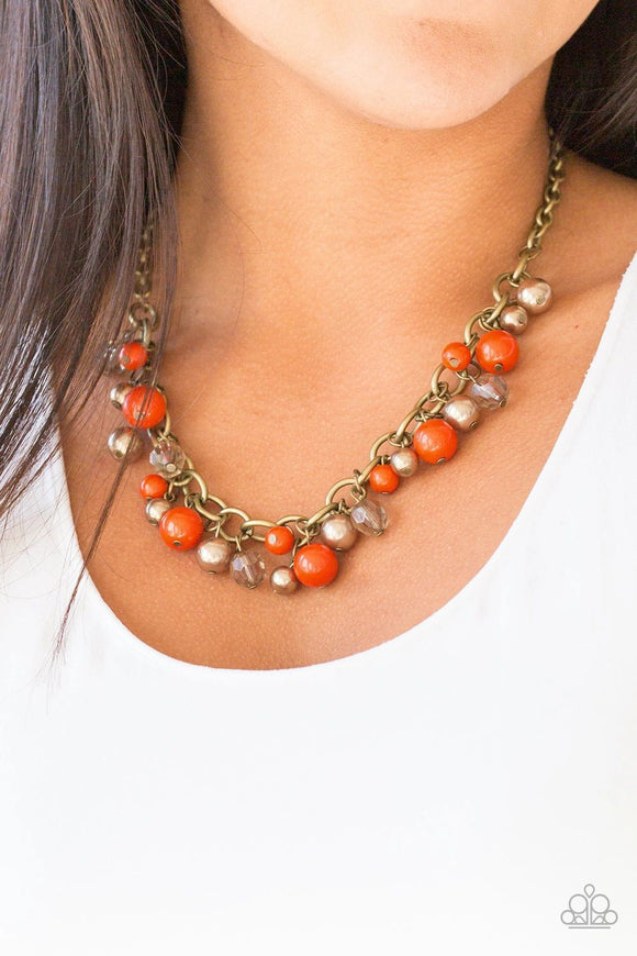 The Grit Crowd - Orange Necklace