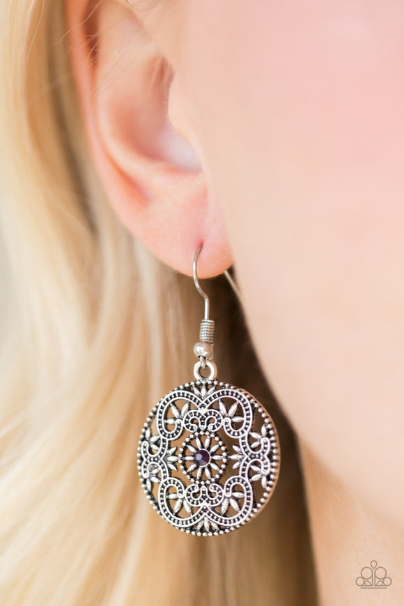 Rochester Royale - Purple Earrings