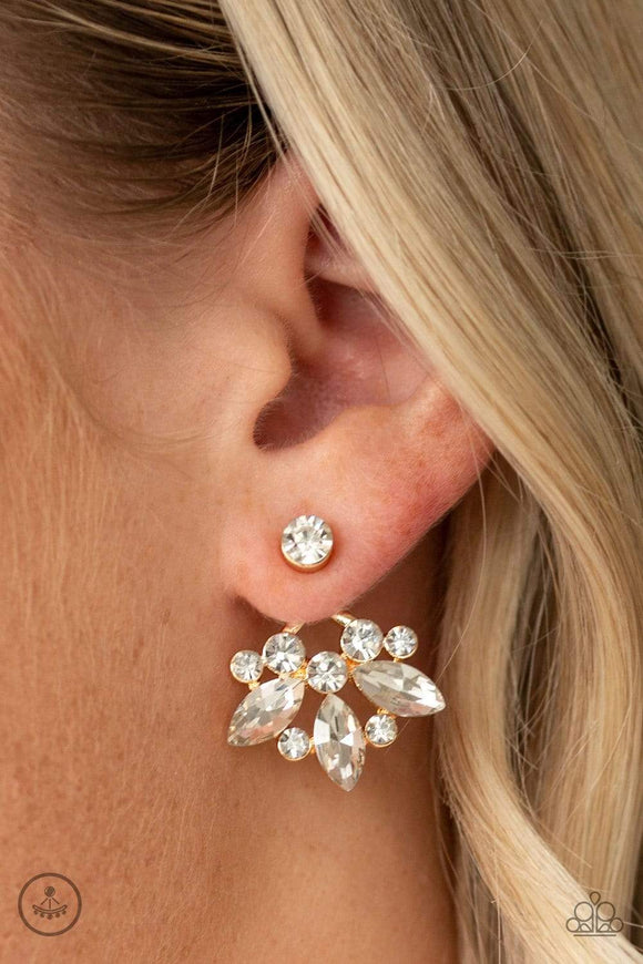 Crystal Constellations - Gold Earrings