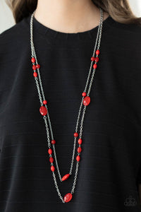 Day Trip Delights - Red Necklace