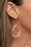 Outrageously Opulent - Copper Earrings