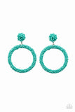Be All You Can BEAD - Blue Earrings