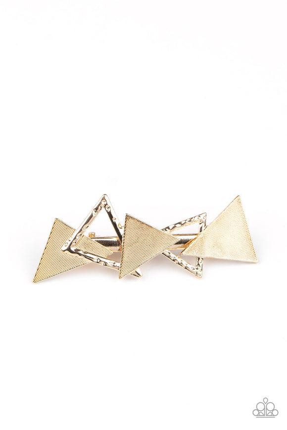 Know All The TRIANGLES - Gold Bracelet