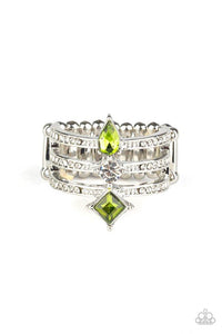 Triple Throne Twinkle - Green Ring