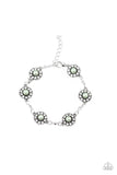 Garden Flower Grandeur - Green Bracelet