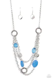 Oceanside Spa-Blue Necklace