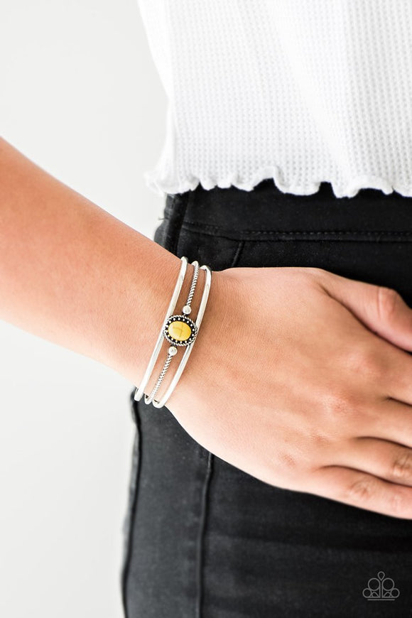 Borderline Borderland - Yellow Bracelet