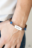 WISH This Way - Blue Bracelet