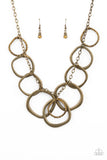 Dizzy With Desire - Brass Necklace