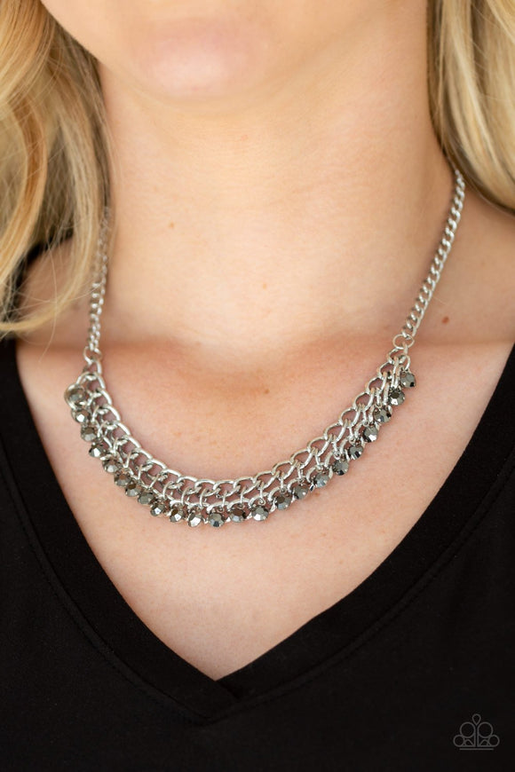 Glow and Grind - Silver Necklace