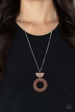 Homespun Stylist - Brown Necklace