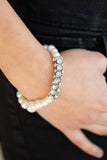 Traffic Stopping Sparkle - White Bracelet