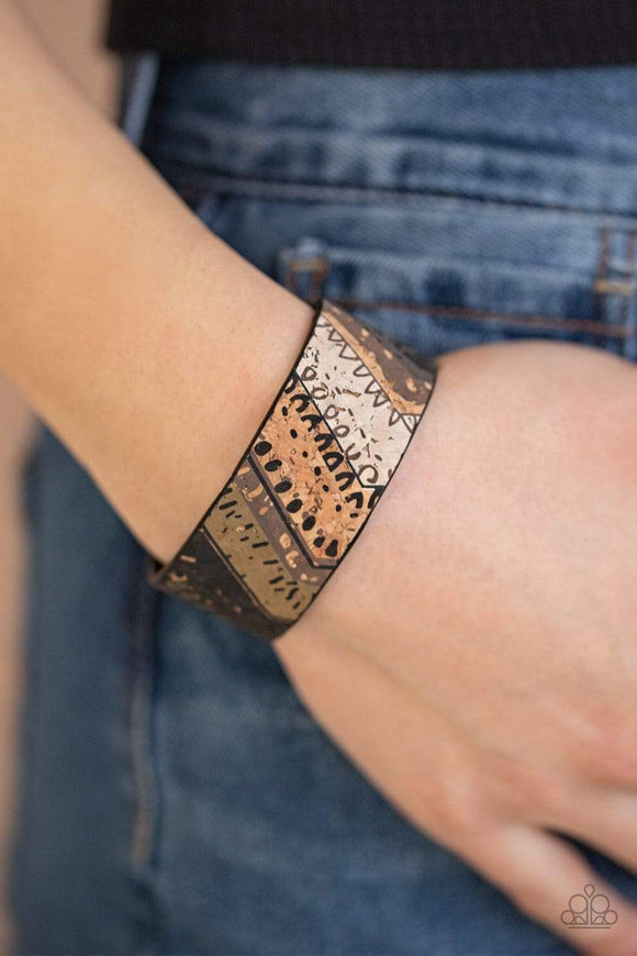 Come Uncorked - White  Bracelet