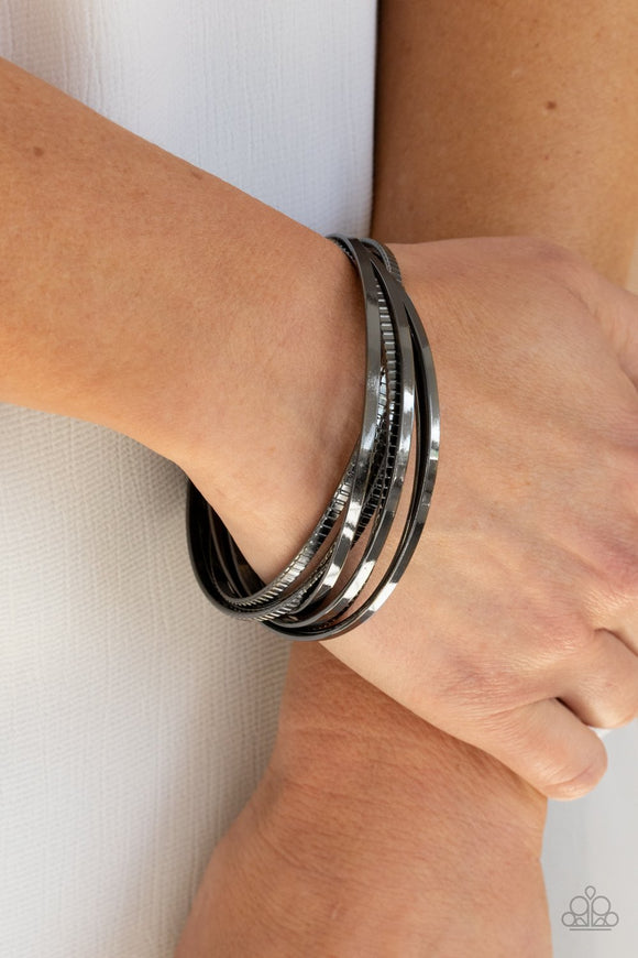 Trending in Tread - Black Bracelet