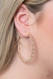 Radiant Ridges - Rose Gold Earrings