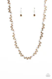 GLOWING Admiration - Brown Necklace