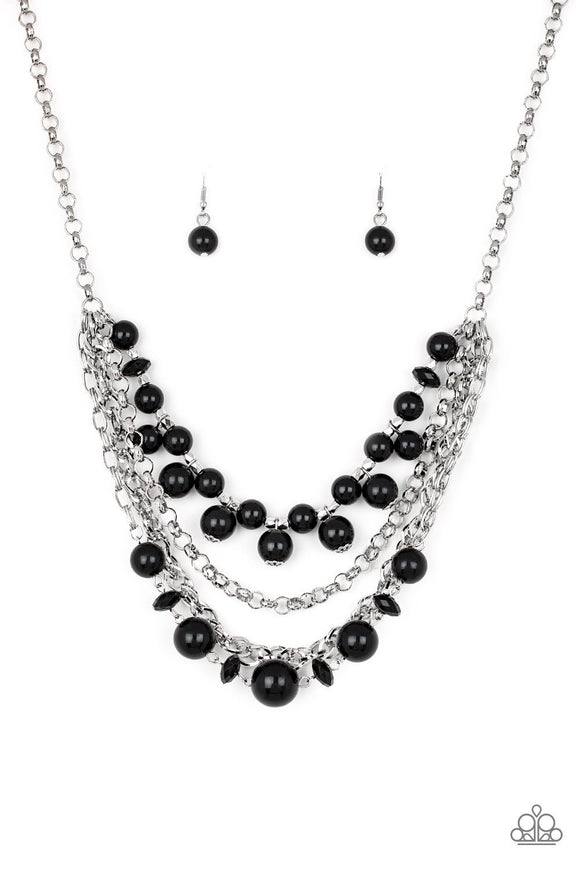 Rockin' Rockette - Black Necklace