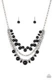 Rockin' Rockette - Black Necklace