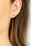 Straight From The Heart - Copper Necklace