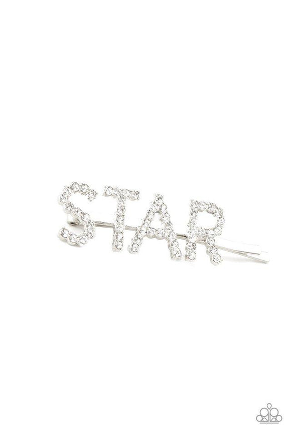 Star In Your Own Show - White Hair Clip