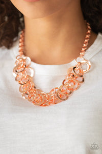 Ringing In The Bling- Copper Necklace