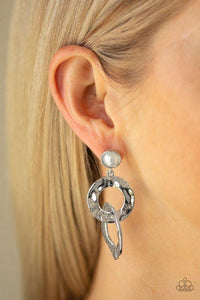 On Scene - White Earrings